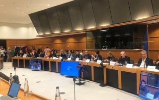 Round Table European Parliament MEP talking