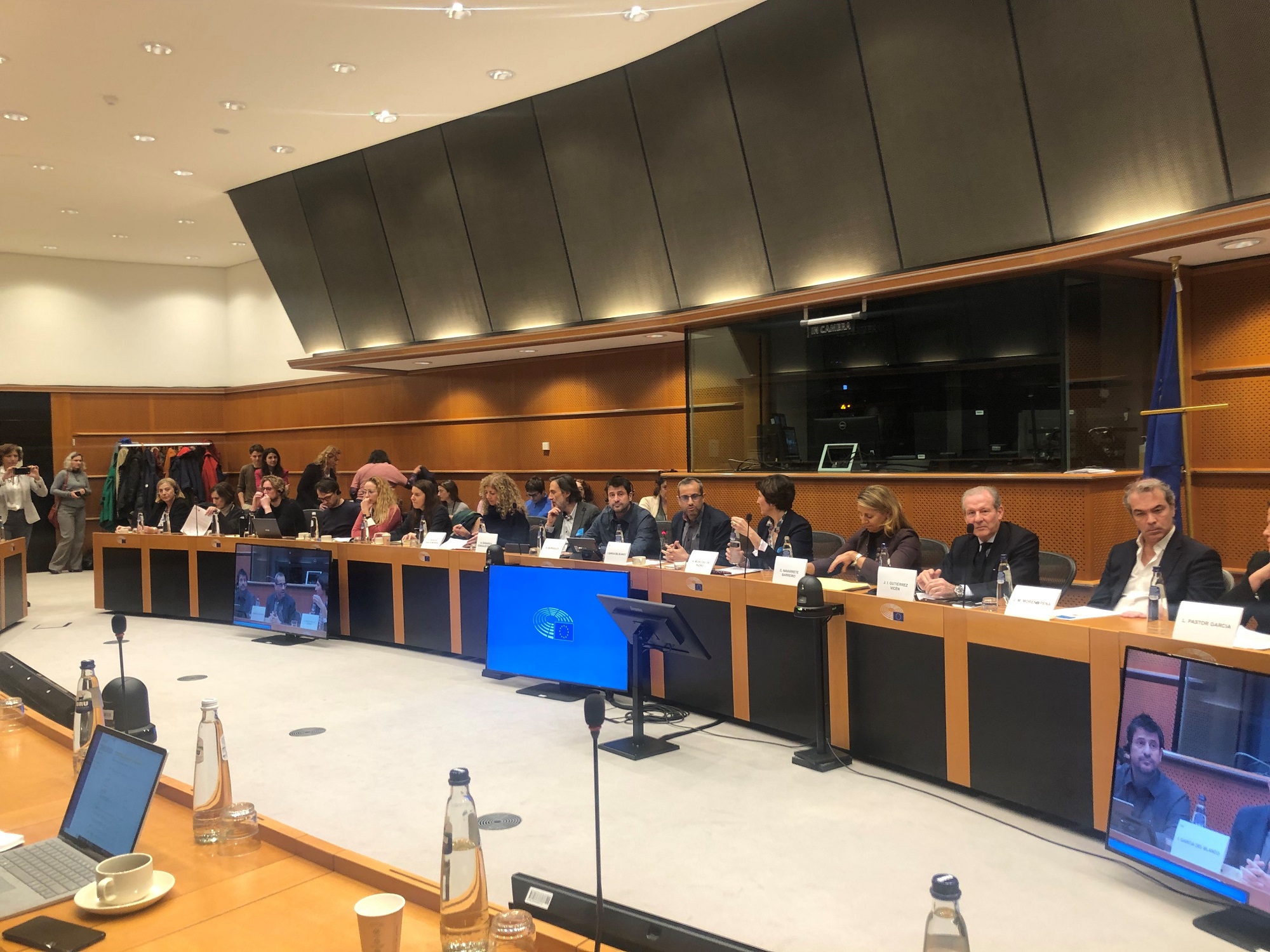 Best Practices 2 Round Table European Parliament MEP talking